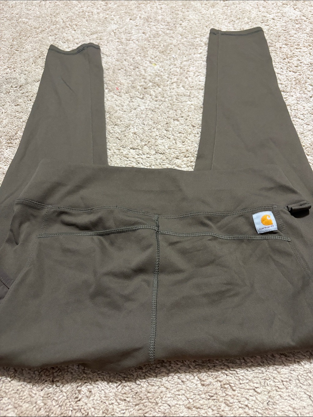 Carhartt Fitted Pull On Utility Pants Green Medium Work - Picture 7 of 7